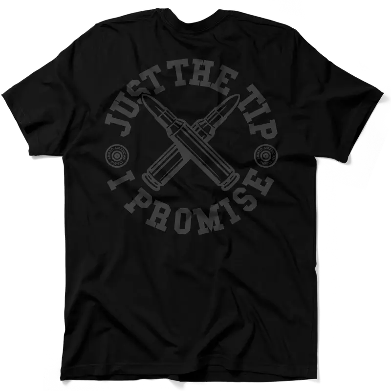 Just The Tip - Black T-Shirt