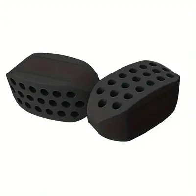 Silicone Jawline Exercisers, 2 Counts/set Facial Jawline Sculptors, Jawline Muscle Training Tools for Beginners, Women & Men,...