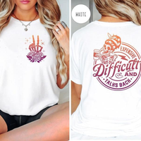 Expensive Difficult And Talks Back T-Shirt, Sarcastic Women Shirt, Woman Shirt, Trendy Front And Back Shirt, Funny Women Shir...