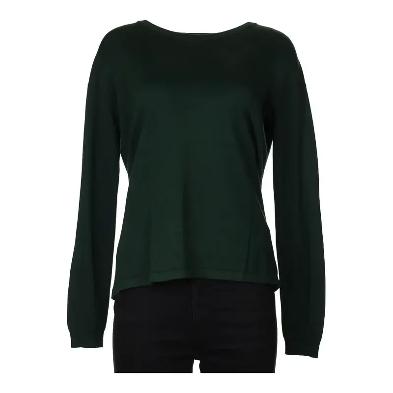 Marella Jumper - Large Green Cotton