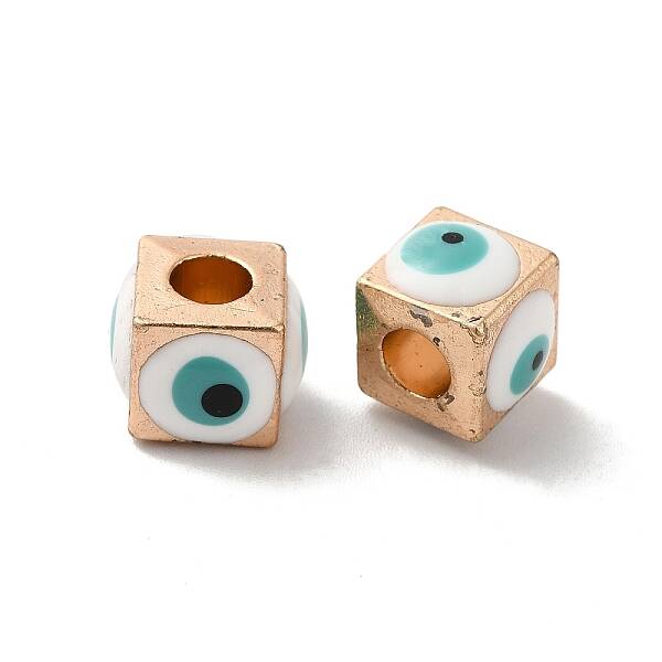 Alloy Enamel European Beads