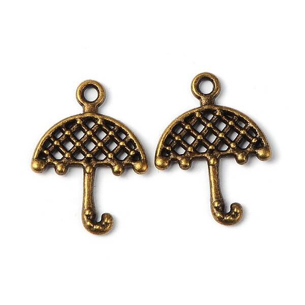 Tibetan Style Alloy Umbrella Pendants