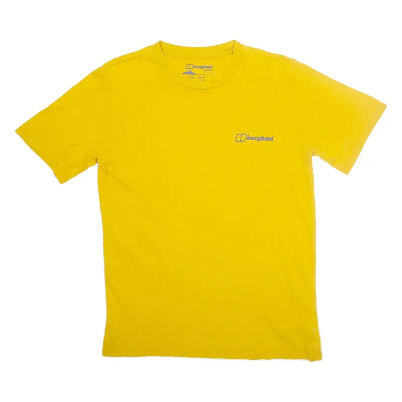 BERGHAUS Mens T-Shirt Yellow M