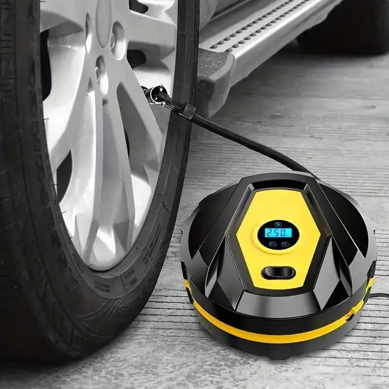 Car Tire Wired Air Pump, Multifunctional Portable Handheld 12V Tire Air Pump, Tire Inflator for Car SUV, Tire Inflator Tool, ...