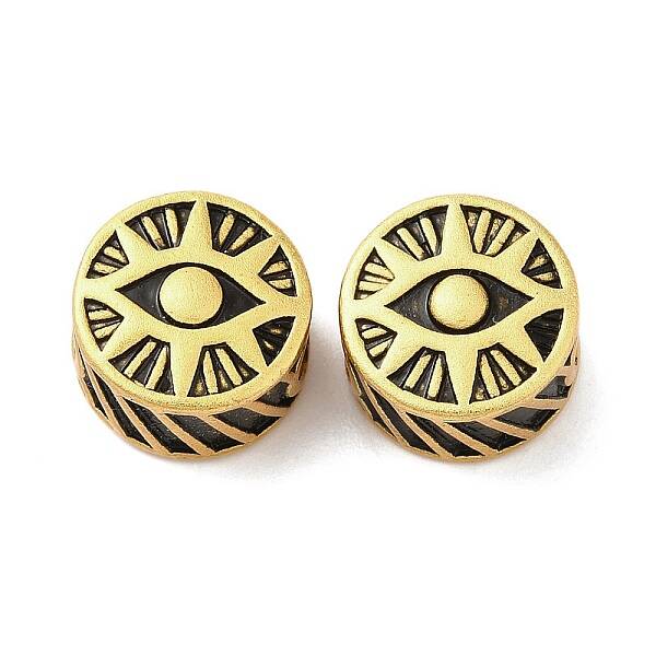 Rack Plating Brass European Beads