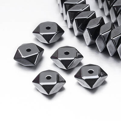 Non-magnetic Synthetic Hematite Beads Strands