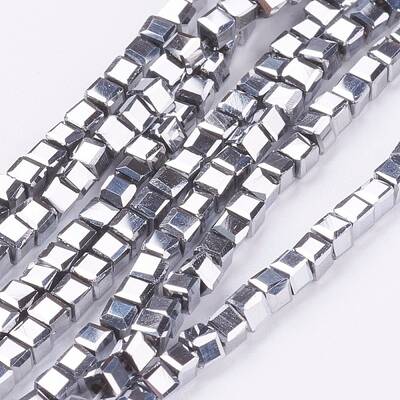 Electroplate Glass Beads Strands