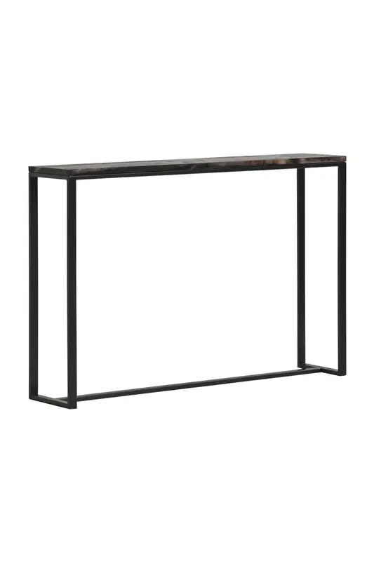 Black Petrified Wood Console Table | Andrew Martin Greta