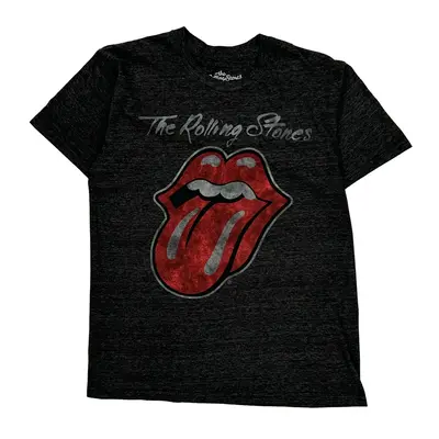 Rolling Stones Band T-Shirt - Medium Black Polyester Blend