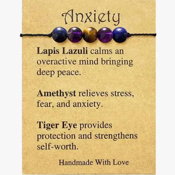 Spiritual Crystal Gemstone Bracelet Natural Crystal Stone Bracelets for Women Men Healing and Crystal Stone Bracelets Spiritu...