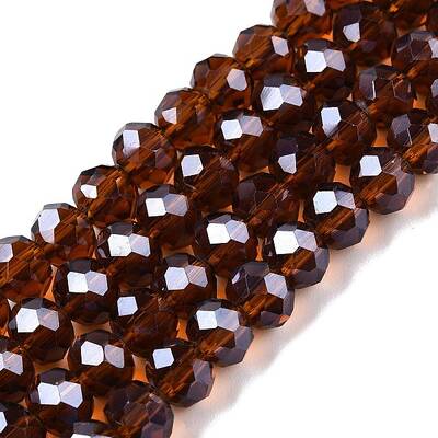 Electroplate Glass Beads Strands