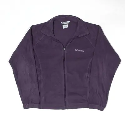 COLUMBIA Purple Fleece Jacket M