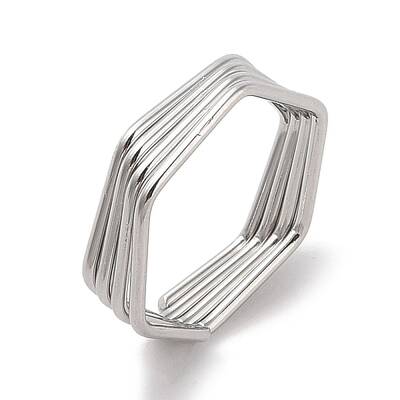 Non-Tarnish 304 Stainless Steel Finger Rings for Women