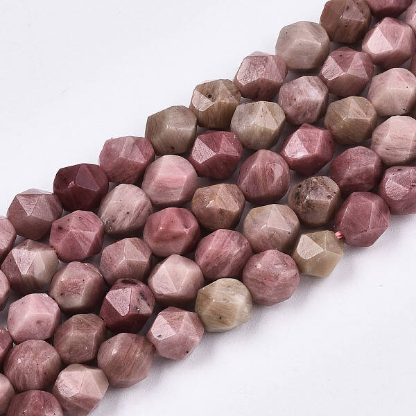 Natural Rhodochrosite Beads Strands
