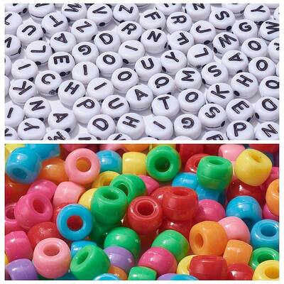 1000Pcs DIY Stretch Bracelets Making Kits for Children's Day
