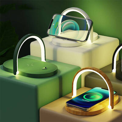 Portable Multi-function Phone Charger Dimming Light Emitting Small Desk Lamp Foldable