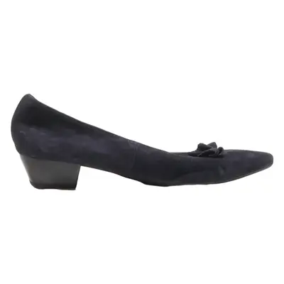 GABOR Ballet Shoes Black Suede Womens UK 6.5