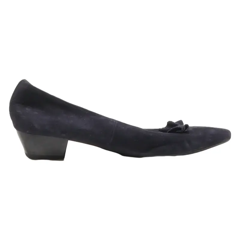 GABOR Ballet Shoes Black Suede Womens UK 6.5
