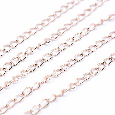 Brass Twisted Chains Curb Chains