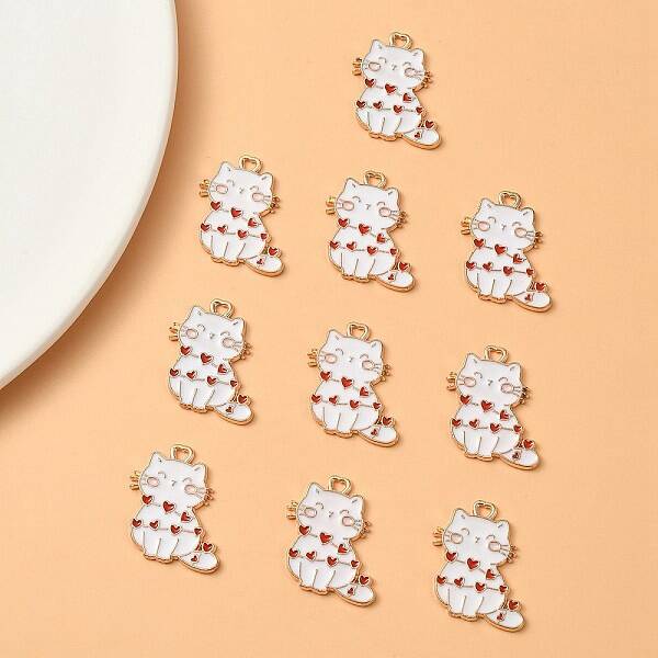 Alloy Enamel Pendants