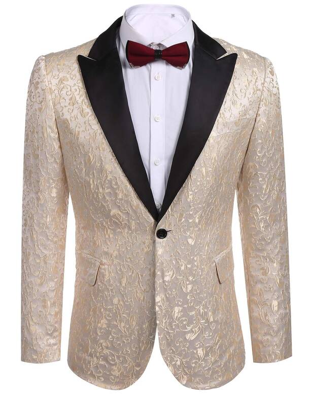 Floral Party Tuxedo (US Only), Golden / M