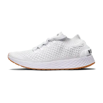 NOBULL Women's Allday Knit Shoe in White - Everyday Sneaker, Casual Footwear