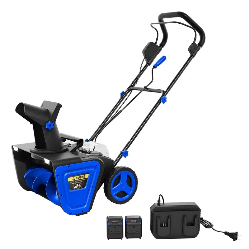 Garvee Cordless Snow Blower 20-Inch 20V Battery 25 Ft Throw Distance 180° Adjustable Chute Lightweight 7-Inch Tires Driveway...