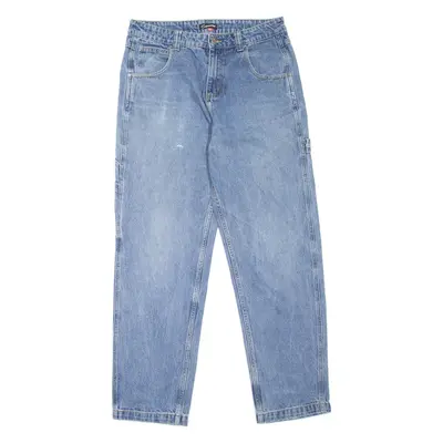 SUPERCREW Carpenter Mens Jeans Blue Relaxed Tapered W33 L31