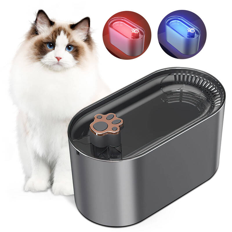 3L Automatic Pet Water Fountain, Ultra-Quiet Dispenser with LED Light for Dogs & Cats, Filtered Pet Drinking Station