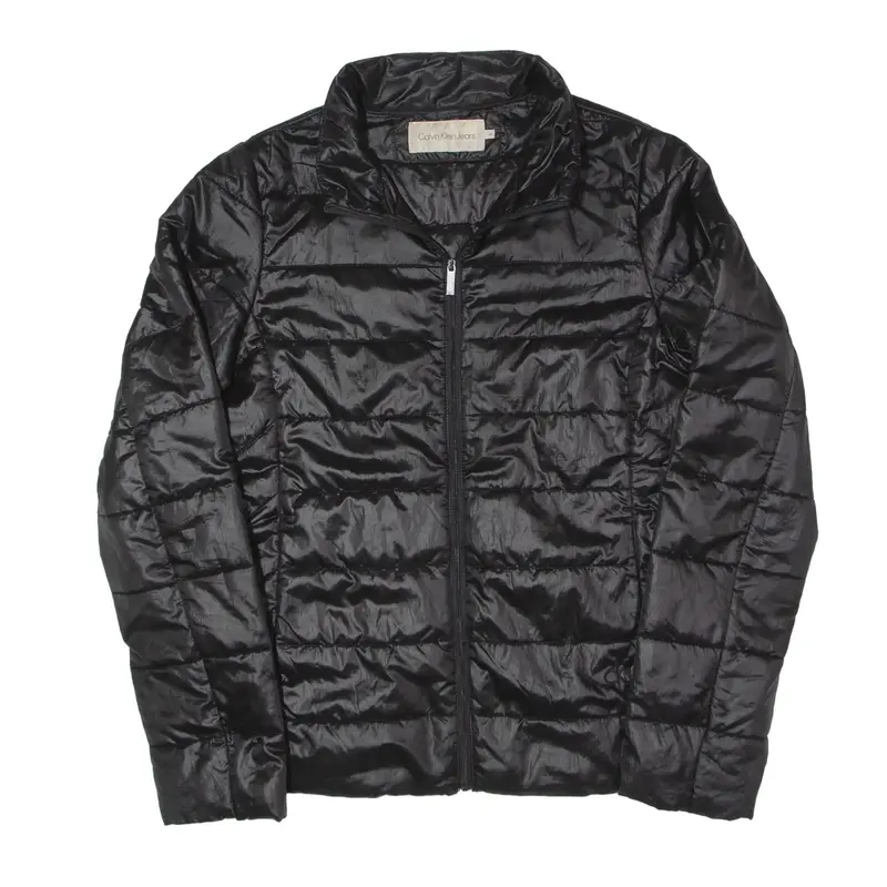 CALVIN KLEIN JEANS Lightweight Puffer Jacket Black Womens M