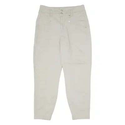 REISS Womens Twill Trousers Grey Regular Tapered W30 L24
