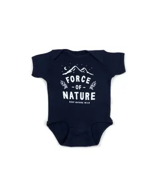 Force of Nature Baby Bodysuit | Navy | Size: 18M