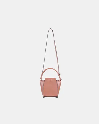 ?? Mini Pine Corn Leather Bag | Color: Smoke