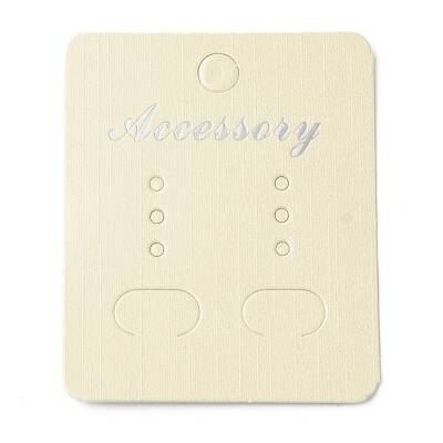 Paper Jewelry Display Cards