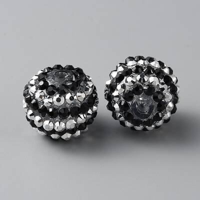 Resin Rhinestone Beads