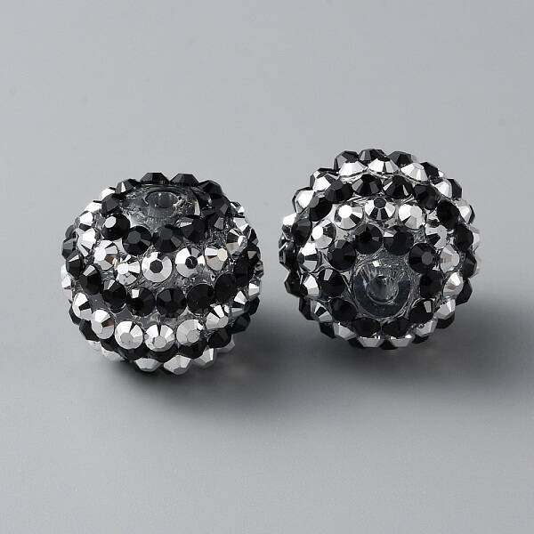 Resin Rhinestone Beads