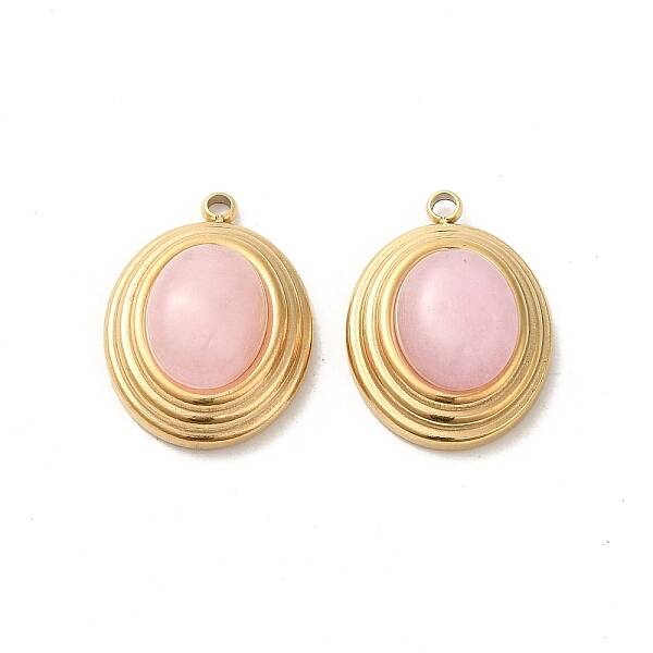 Natural Rose Quartz Pendants
