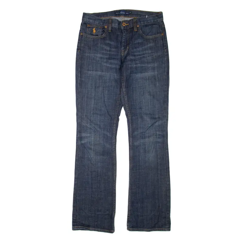 RALPH LAUREN SPORT Womens Jeans Blue Regular Bootcut W30 L32