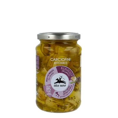 Alce nero spa Organic Artichokes in Oil Alce Nero 330g