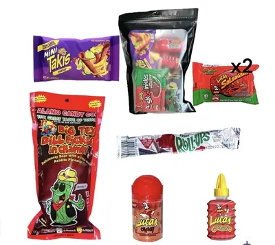 Spicy Mexican Candy With Chamoy Pickle