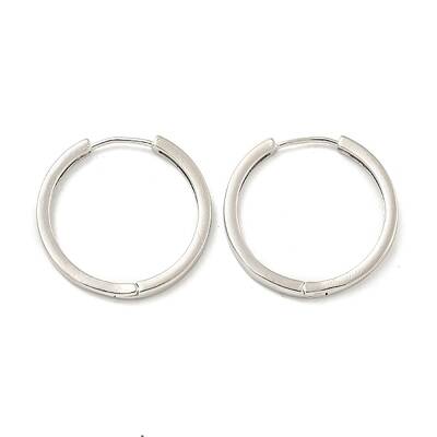 Brass Hoop Earrings