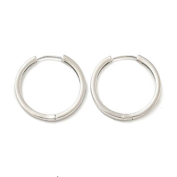 Brass Hoop Earrings
