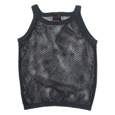 Mesh Womens Vest Black Sleeveless S