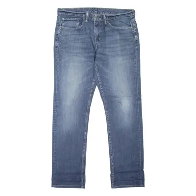 LEVI'S 511 Jeans Mens Blue Slim Straight Stone Wash W34 L32