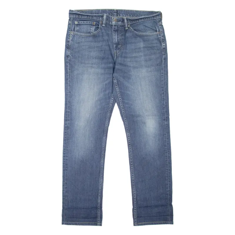 LEVI'S 511 Jeans Mens Blue Slim Straight Stone Wash W34 L32