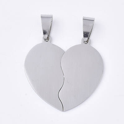 Non-Tarnish 201 Stainless Steel Split Pendants