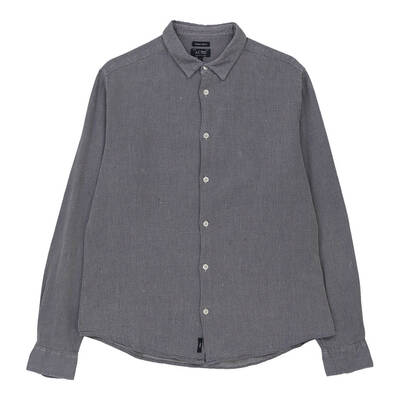 Armani Jeans Shirt - XL Blue Cotton