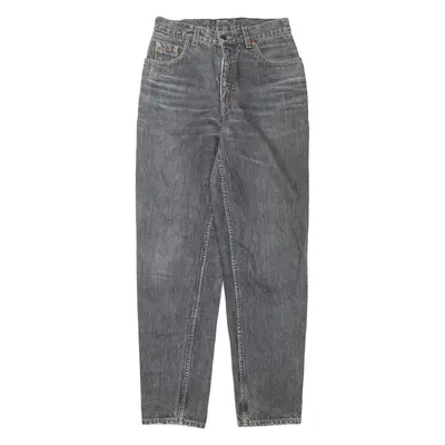 LEVI'S 726 Orange Tab Womens Jeans Grey Regular Mom 90s W28 L32