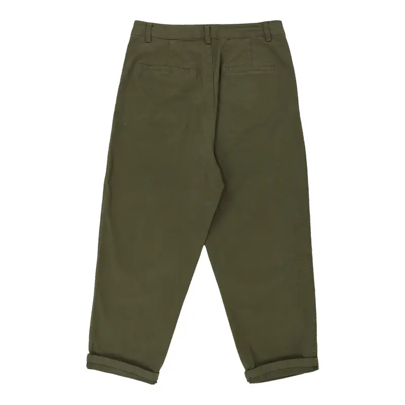 Unbranded Trousers - 32W 24L Khaki Cotton
