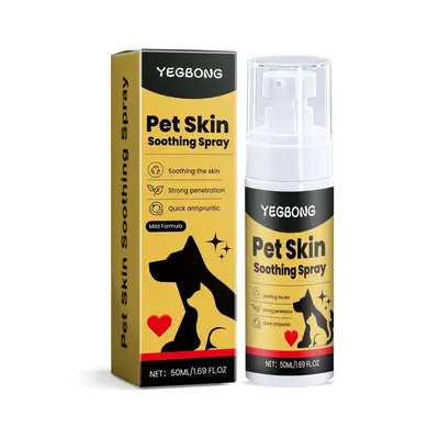 【AA9】Pet Skin Sprays for Dogs & Cats -Nature Soothing Spray for Clean and Soft Skin, Reduces ltchy Scratching